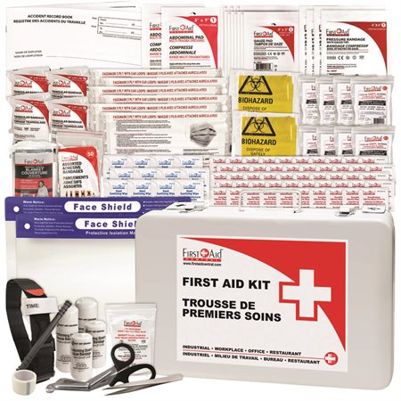 Kit de premiers secours en métal