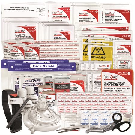 Recharge interne de kit de premiers secours