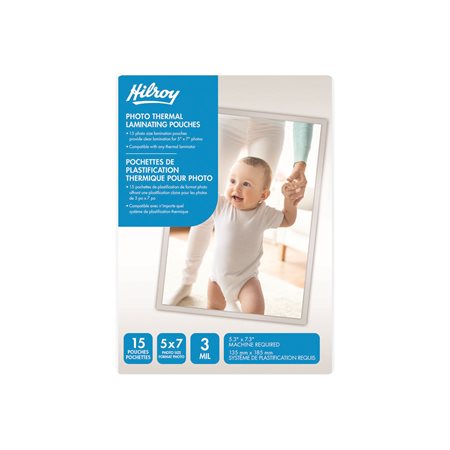 3 mil Laminating Pouches Photo Size