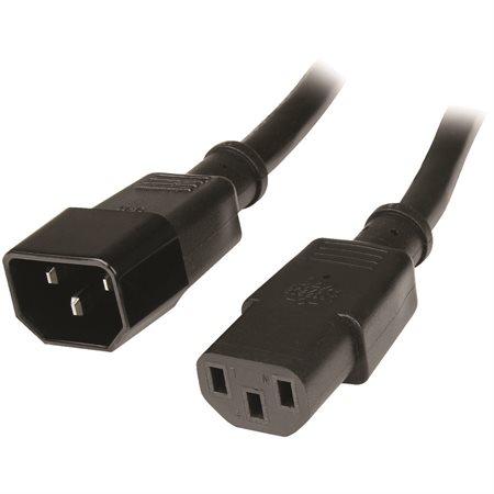 StarTech 1ft (30cm) Power Extension Cord