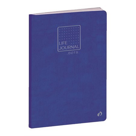 Quo Vadis Life Journal Dots Slim Notebook blue