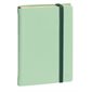 Quo Vadis Silk Notebook 6 ¼ x 9 ½  in green
