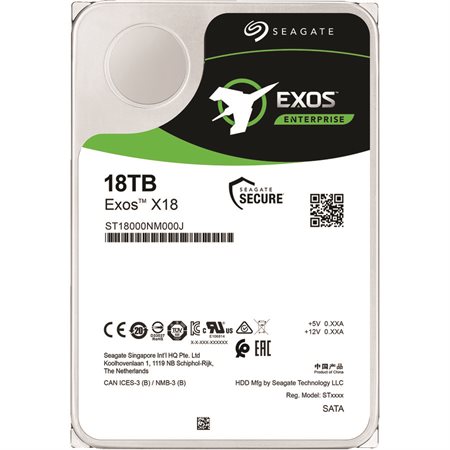 Internal HDD 18TB Exos X18