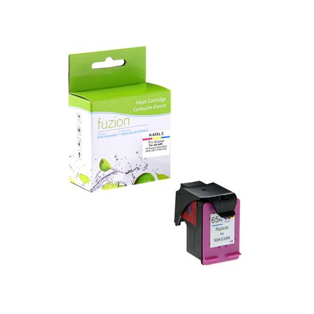 Cartouche jet d'encre recyclée HP 65XL - Couleur