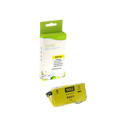 Cartouche jet d'encre recyclée HP 902XL - Jaune