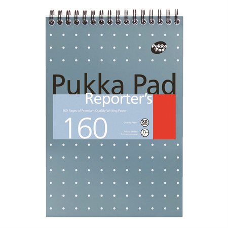 Reporter's Metalic Notepad