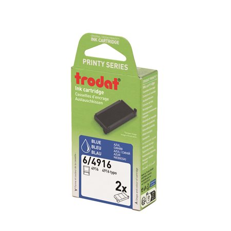 6 / 4916 Replacement Stamp Pad blue