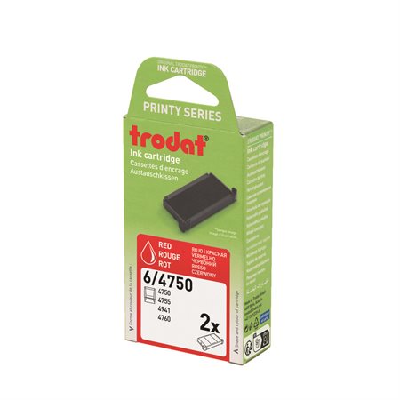 6 / 4750 Replacement Stamp Pad red