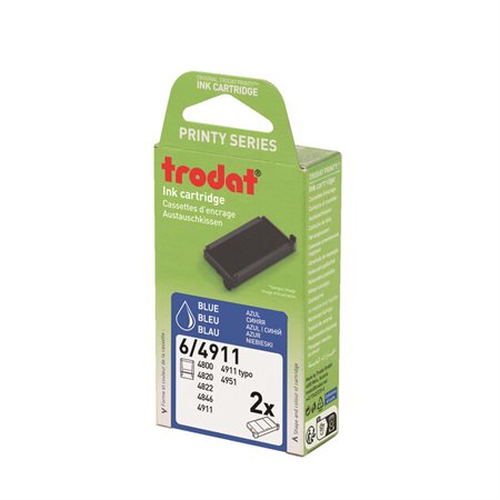 6 / 4911 Replacement Stamp Pad blue