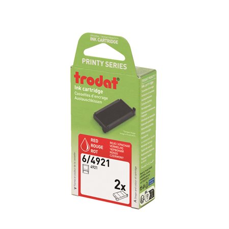 6 / 4921 Replacement Stamp Pad red