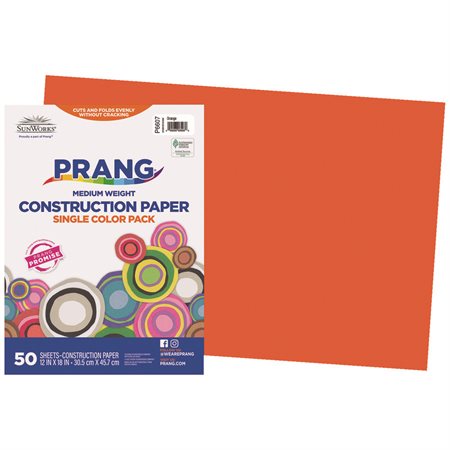 Construction Paper orange