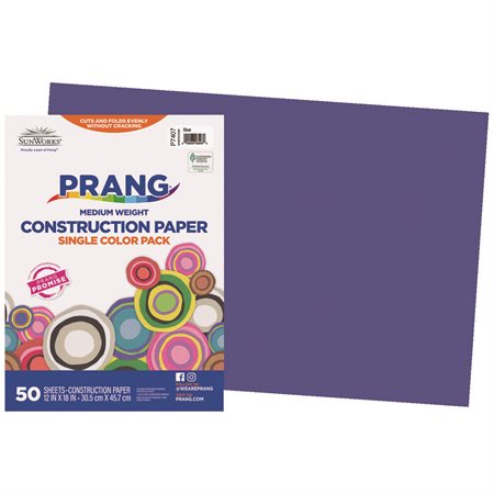 Construction Paper blue