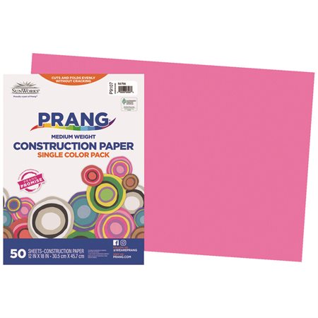 Construction Paper hot pink