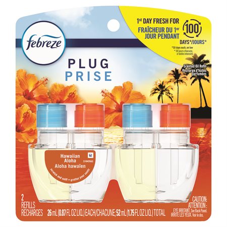 Prises de recharge pour désodorisant à l'huile parfumée Aloha hawaïen