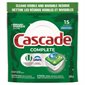 Cascade Complete Action Pacs Dishwasher Detergent package of 15