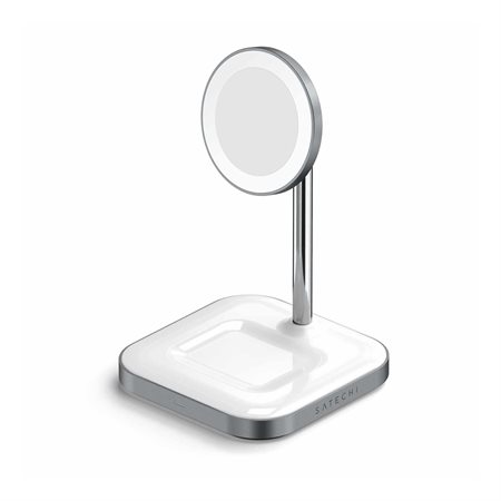 Chargeur 2-en-1 Support Sans Fil Gris