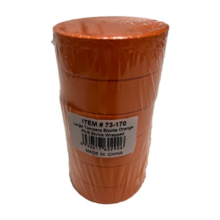 Blocs de tempéra - Orange