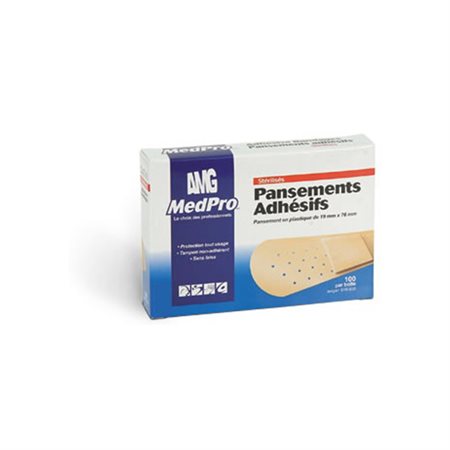 Bandes plastiques stériles