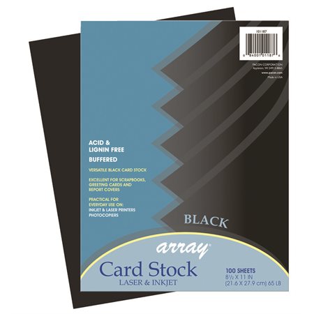 Card Stock - Black