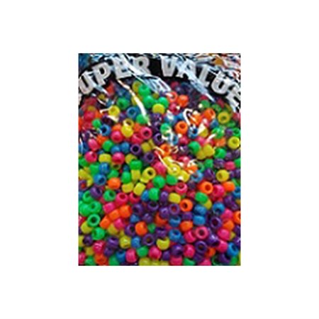 Pony Beads Barrel - Neon