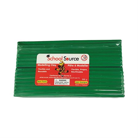 Pâte à modeler souple de qualité - Vert