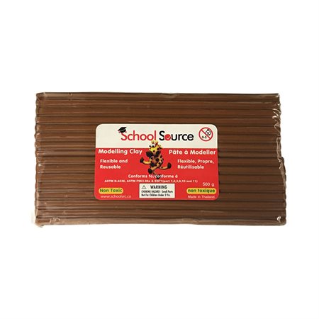 Pâte à modeler souple de qualité - Marron