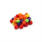 Pom poms Assorted Colours - Hot