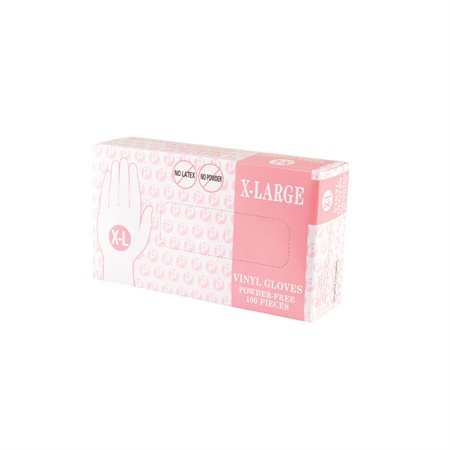 Gants jetables en vinyle x-grand