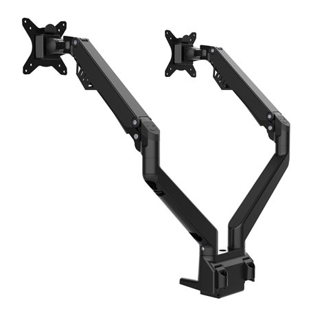 Double Adjustable Monitor Arm