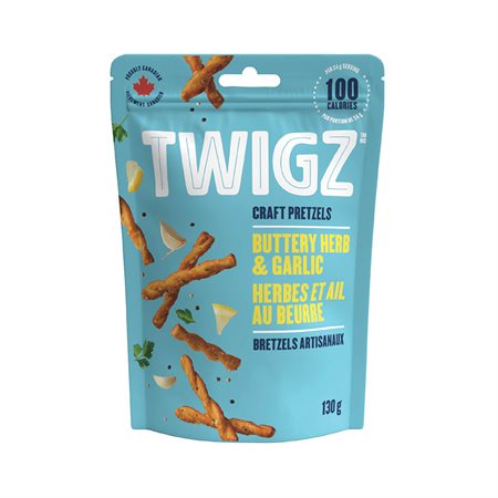 Twigz Craft Pretzels buttery herb & garlic