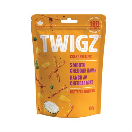Twigz Craft Pretzels smooth cheddar ranch