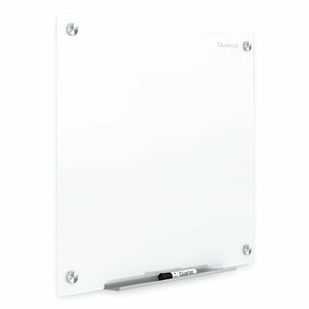 Infinity Magnetic Glass Dry-Erase Board, White, 48" x 48"