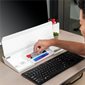 Bloc de bureau en verre effaçable à sec