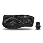 Clavier ergonomique sans fil et souris laser