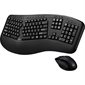 Clavier ergonomique sans fil et souris laser