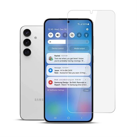 Protecteur d'écran en verre pour Galaxy S25 / S24