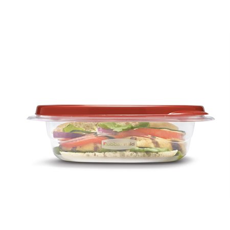 Contenants de rangement alimentaire carrés moyens Rubbermaid TakeAlongs® – ensemble de 4