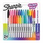 Marqueurs permanents Sharpie Glam Pop, pointe fine – Paquet de 24