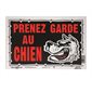 Panneau « Attention au chien »