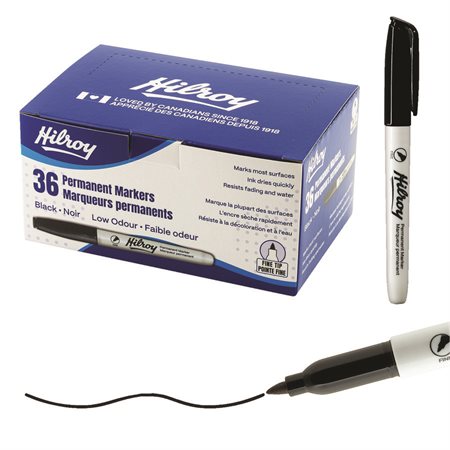 Permanent Fine Black Marker