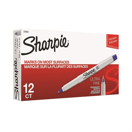 Permanent Marker Ultra Fine Tip BlueE