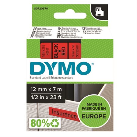 ETI.AUTOCO. DYMO 12MMX7M N.RG