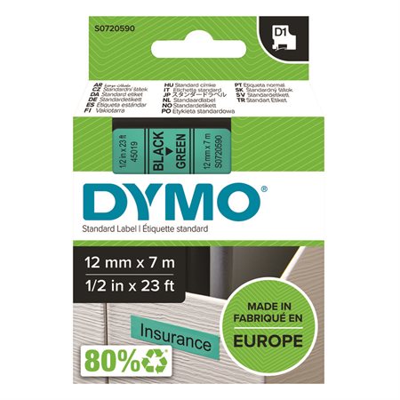 ETI.AUTOCO. DYMO 12MMX7M V.NR