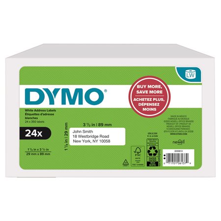 ETIQ.EXPE.1.1 / 8X3.1 / 2 DYMO.BLC