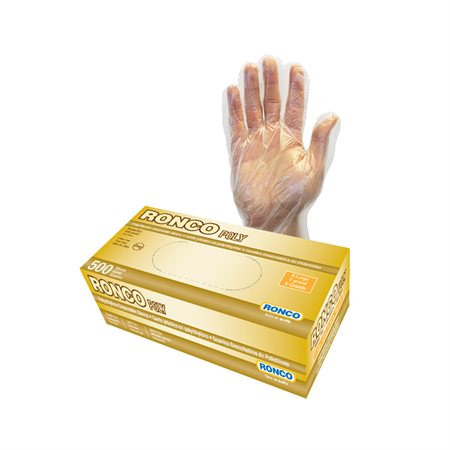 Poly Gloves- X-Large