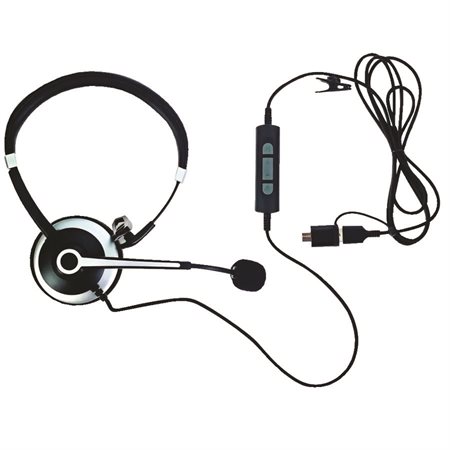 SPT-HSUSB1 Monaural Headset