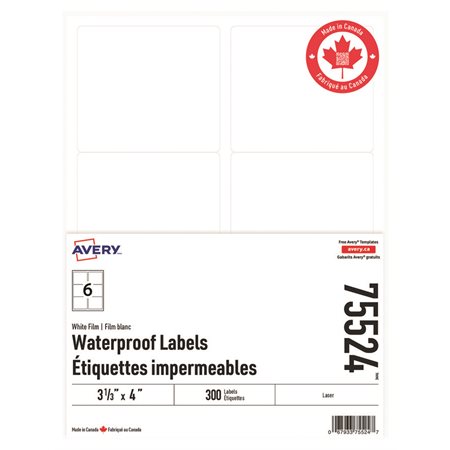 ETIQ.IMPER.3 1 / 2X4 ADH.LASER