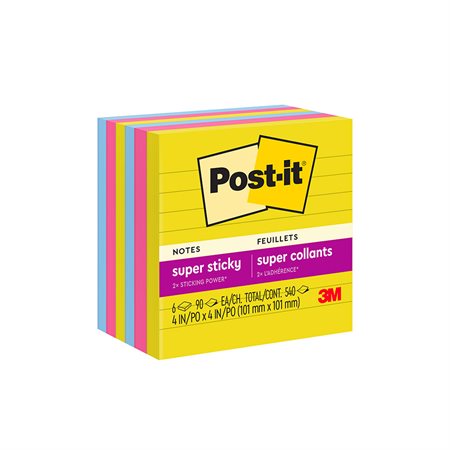 Feuillets super collants