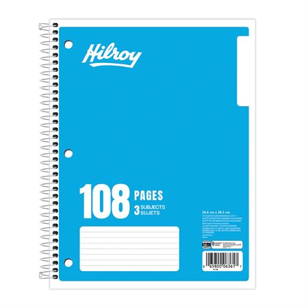 3-Subject Notebook Wide Ruled