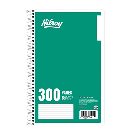 5-Subject Notebook Ruled